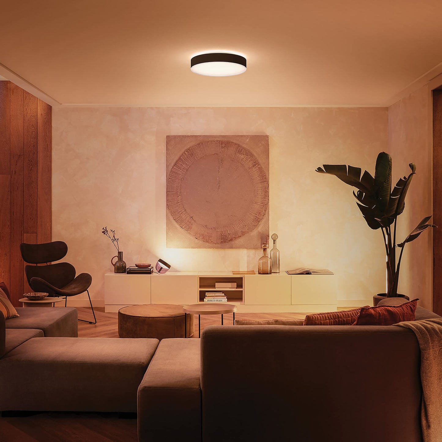 Philips Hue Enrave L – Lámpara de Techo LED Inteligente, Alexa/Google