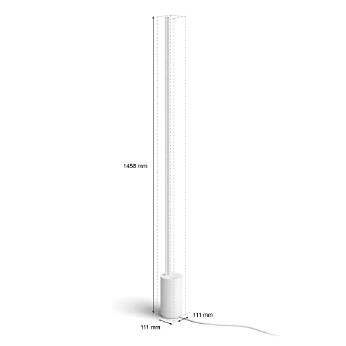 Lámpara de Pie Inteligente Philips Hue Signe - Luz Gradient, Colores, Alexa