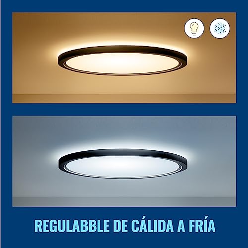 Plafón LED WiZ SuperSlim 32W - RGB, Alexa, SpaceSense