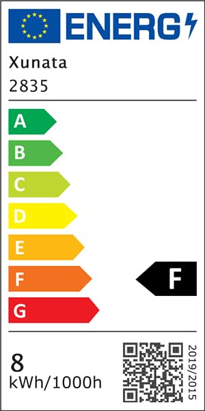 XUNATA Tira LED WiFi RGB 220V, 50m, Alexa/Google, IP65