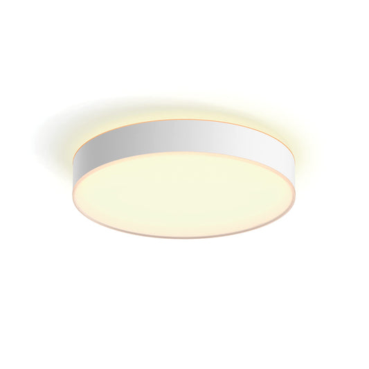Philips Hue Enrave L – Lámpara Techo LED, Alexa/Google, Blanco