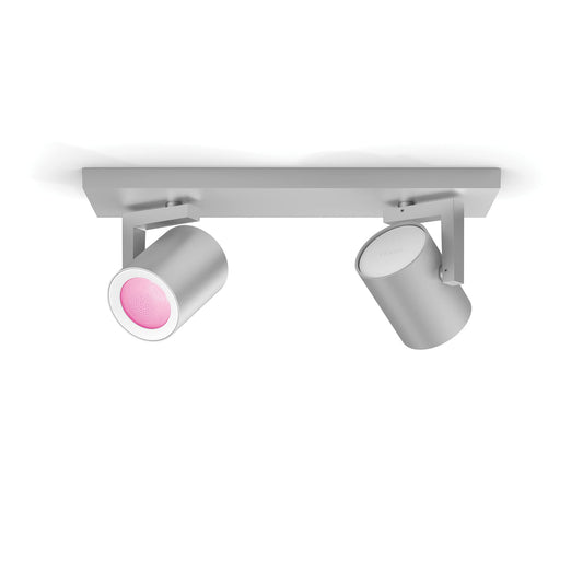 Foco Inteligente Philips Hue Argenta - Luz Blanca y Colores, Alexa