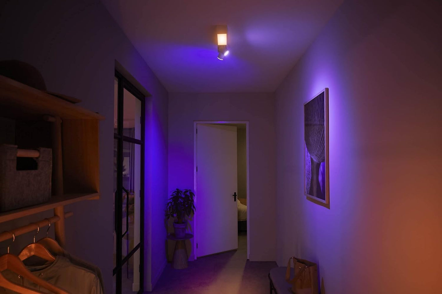 Lámpara Inteligente Philips Hue Centris - 2 Focos, RGBW, Alexa