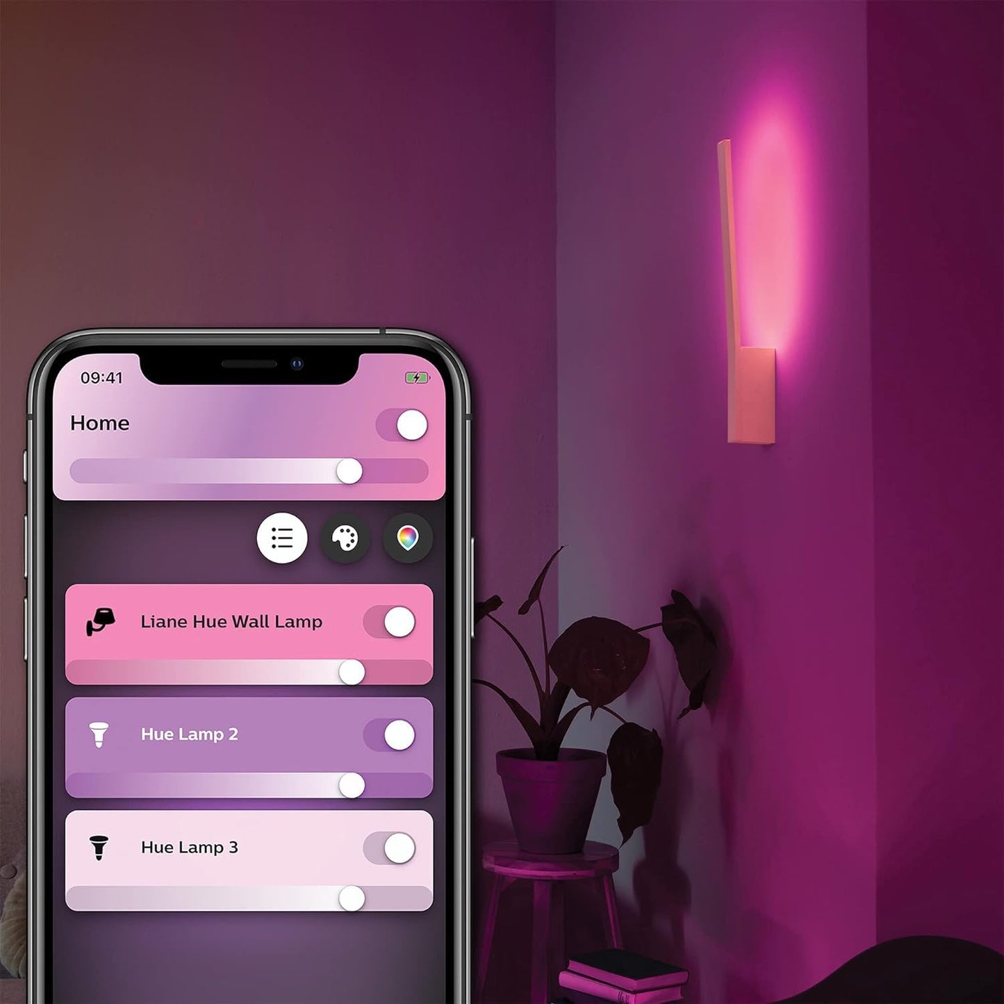 Philips Hue Liane – Aplique LED Inteligente, Alexa/Google Home