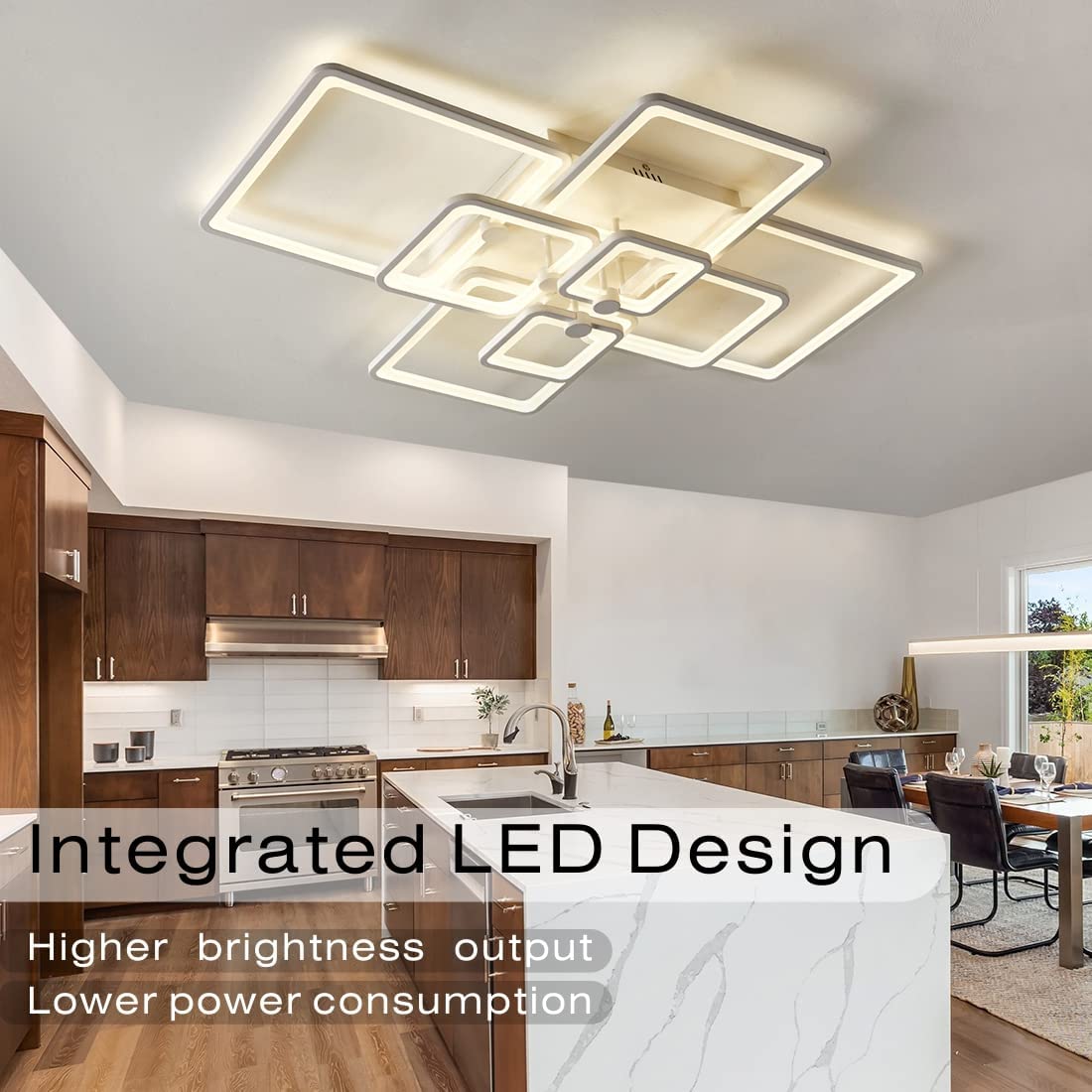 Lámpara Techo LED HIHIHOMY 120W - Regulable