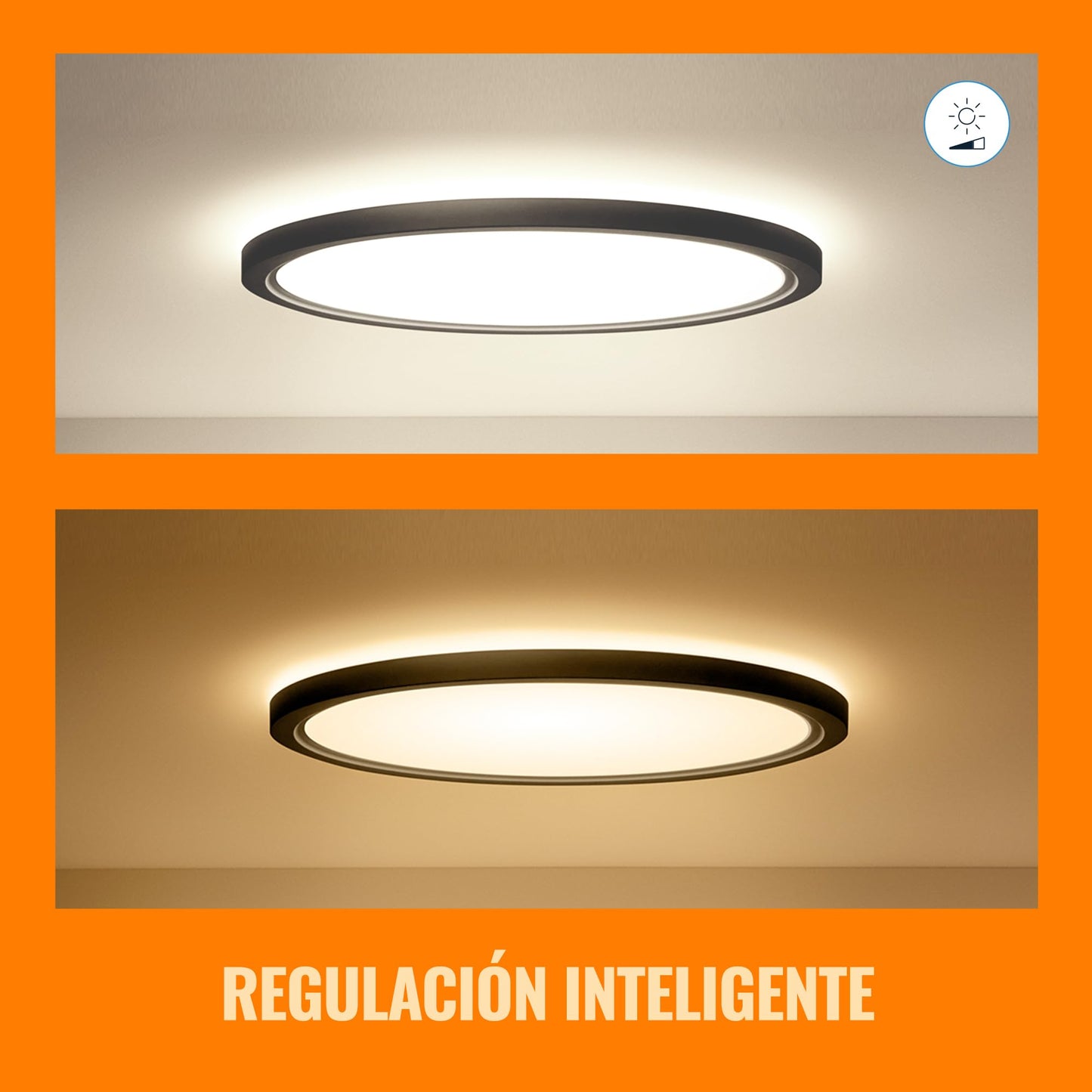 Plafón LED WiZ SuperSlim 32W - RGB, Alexa, SpaceSense