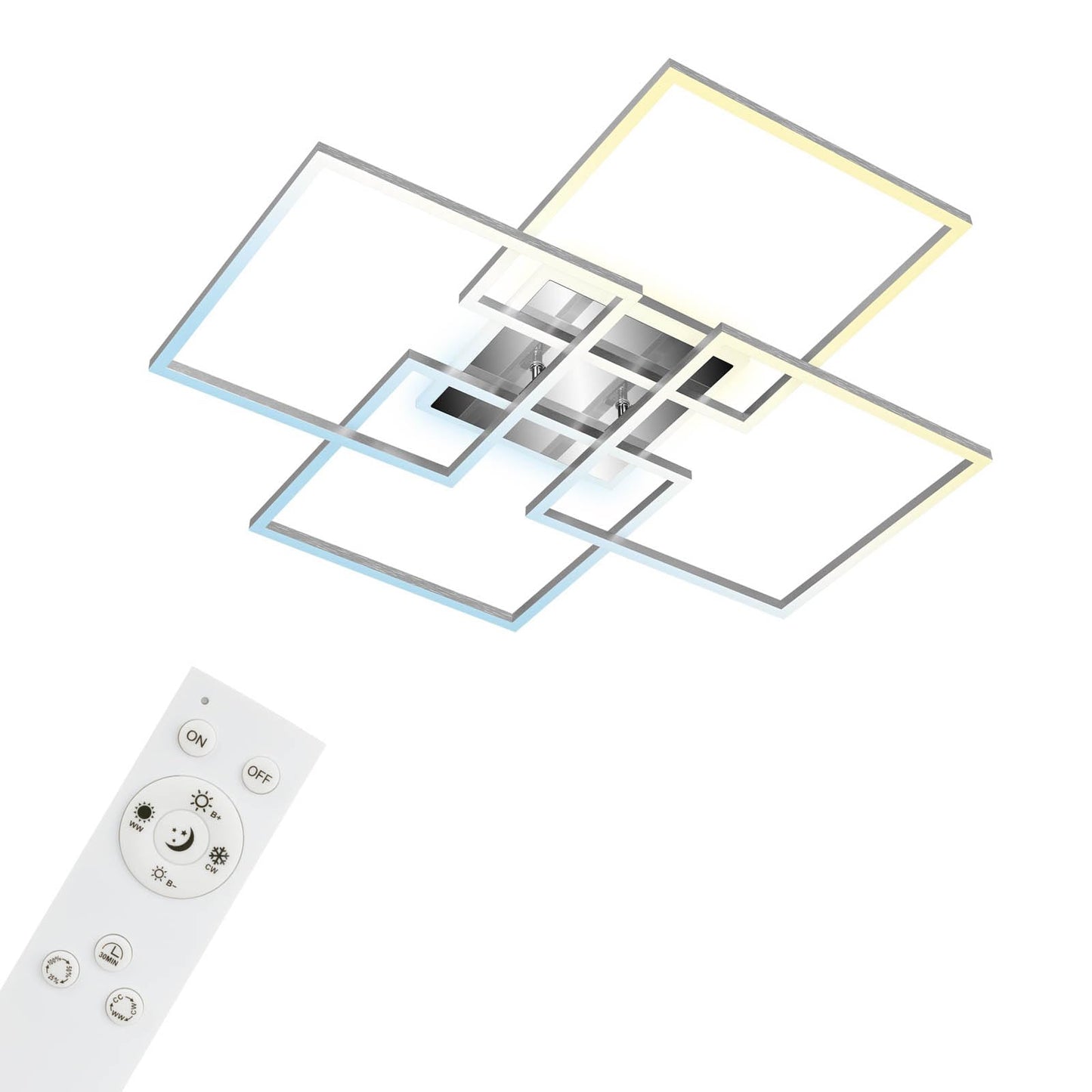 Lámpara de Techo LED Inteligente Briloner - Alexa, WiFi, Color Ajustable