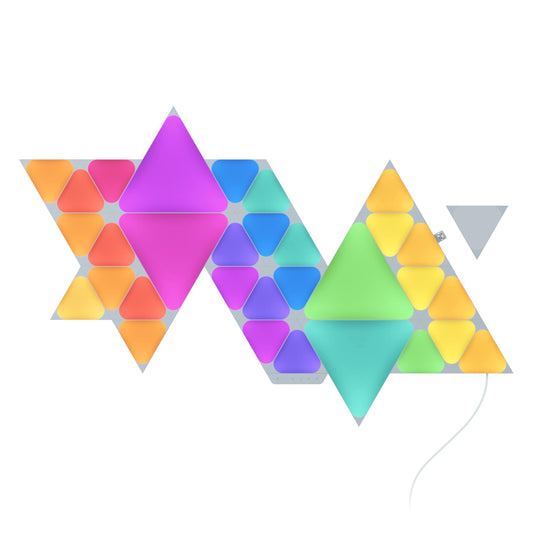 Kit Luces Modulares Nanoleaf - 32 Triángulos, RGBW, WiFi