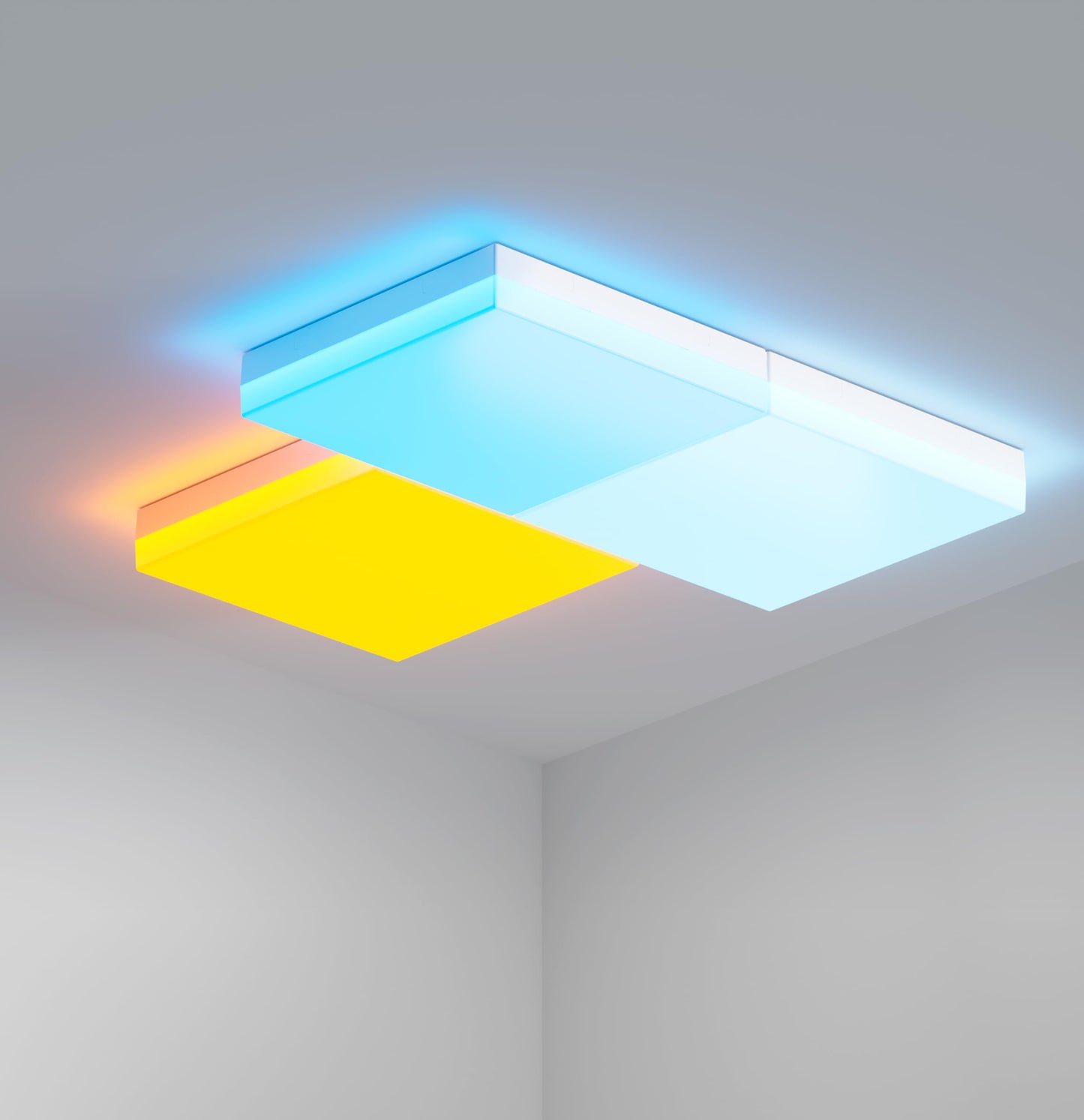 Plafón LED Nanoleaf Skylight - 3 Paneles, RGBW, Alexa