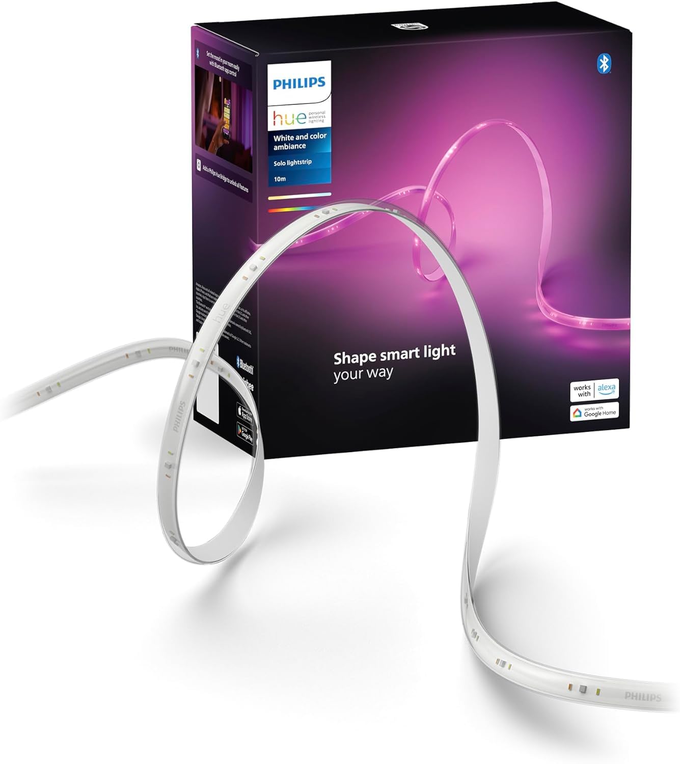 Tira LED Philips Hue 10m - RGB, Alexa