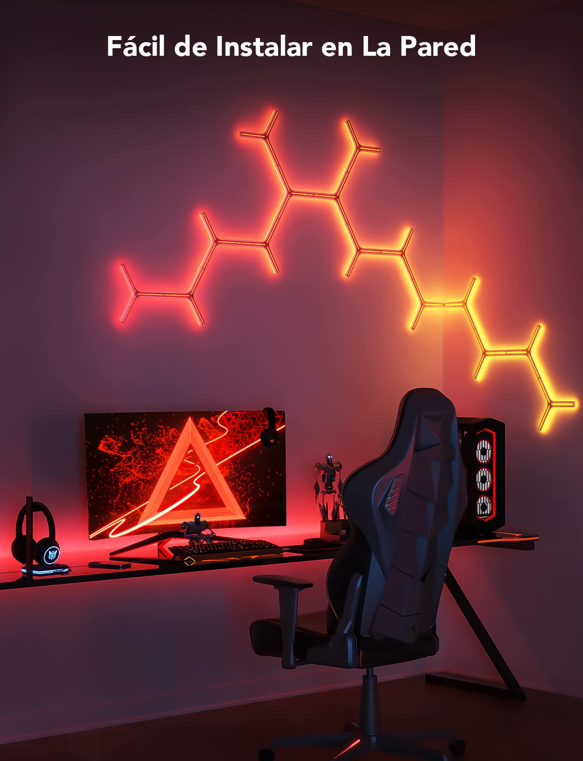 Luces LED Govee Glide Y - RGBIC, Música, WiFi