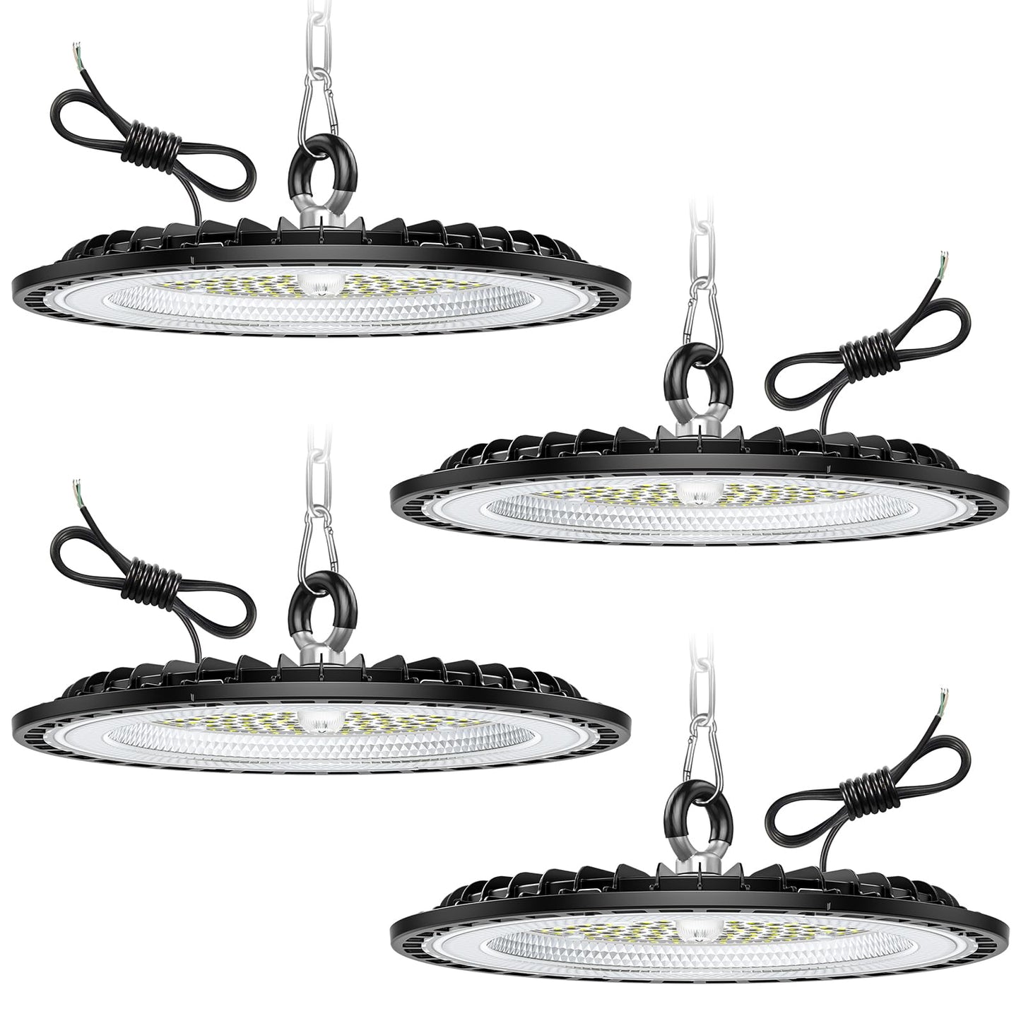 Lámpara UFO LED 200W - 4 Pack, IP65, 6000K