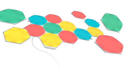 Kit Luces Modulares Nanoleaf - 15 Hexágonos, RGBW, Alexa