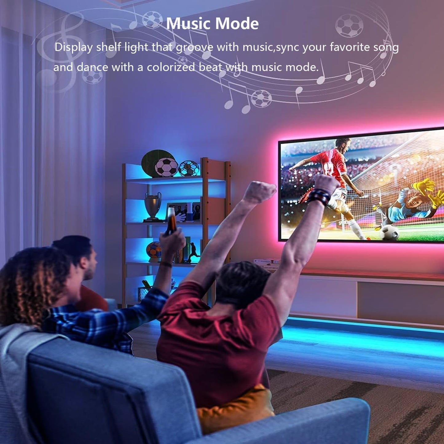 Luz LED RGB para Muebles - Alexa, Control Remoto
