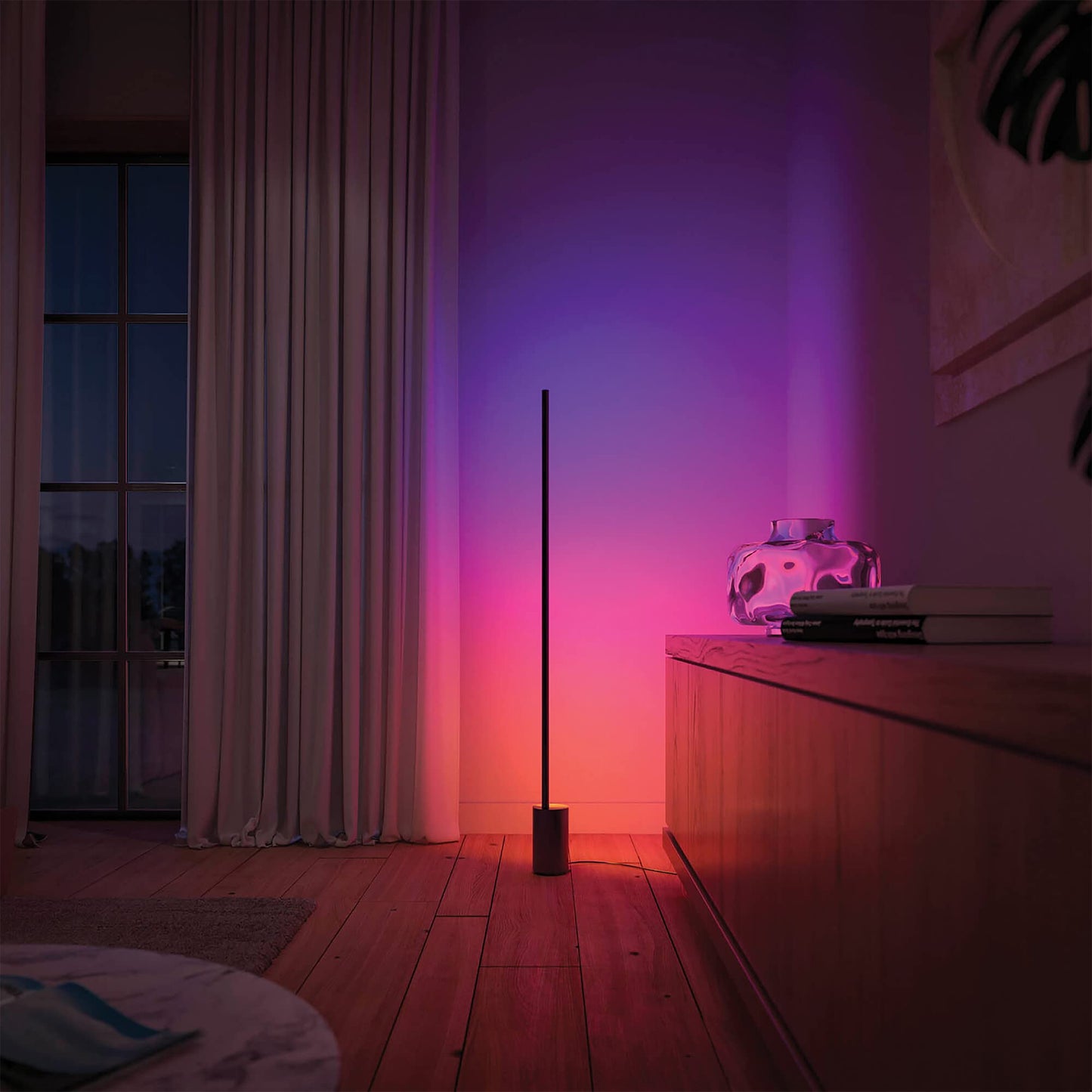 Lámpara de Pie Inteligente Philips Hue Signe - Luz Gradient, Colores, Alexa