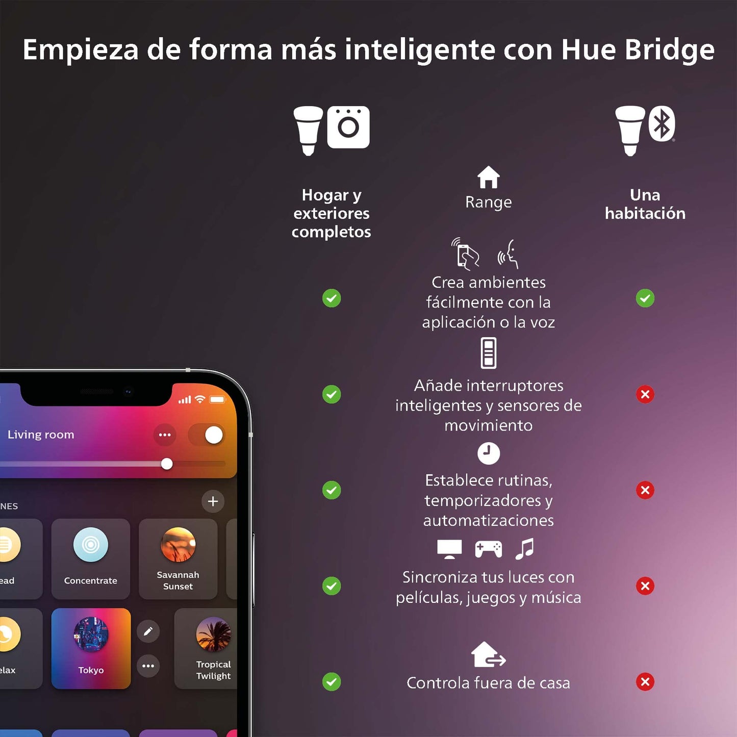 Aplique Inteligente Philips Hue Liane - Alexa