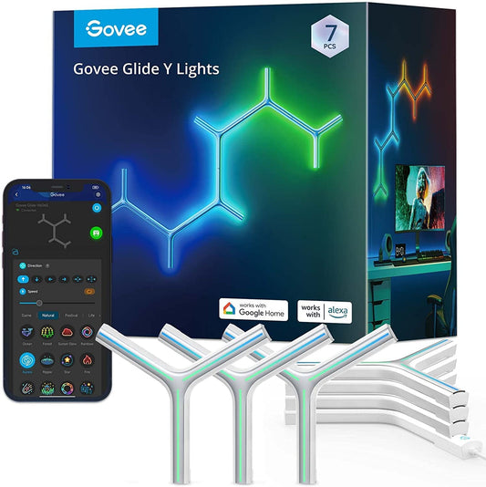 Luces LED Govee Glide Y - RGBIC, Música, WiFi