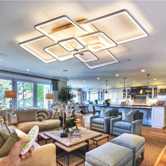 Lámpara Techo LED HIHIHOMY 120W - Regulable