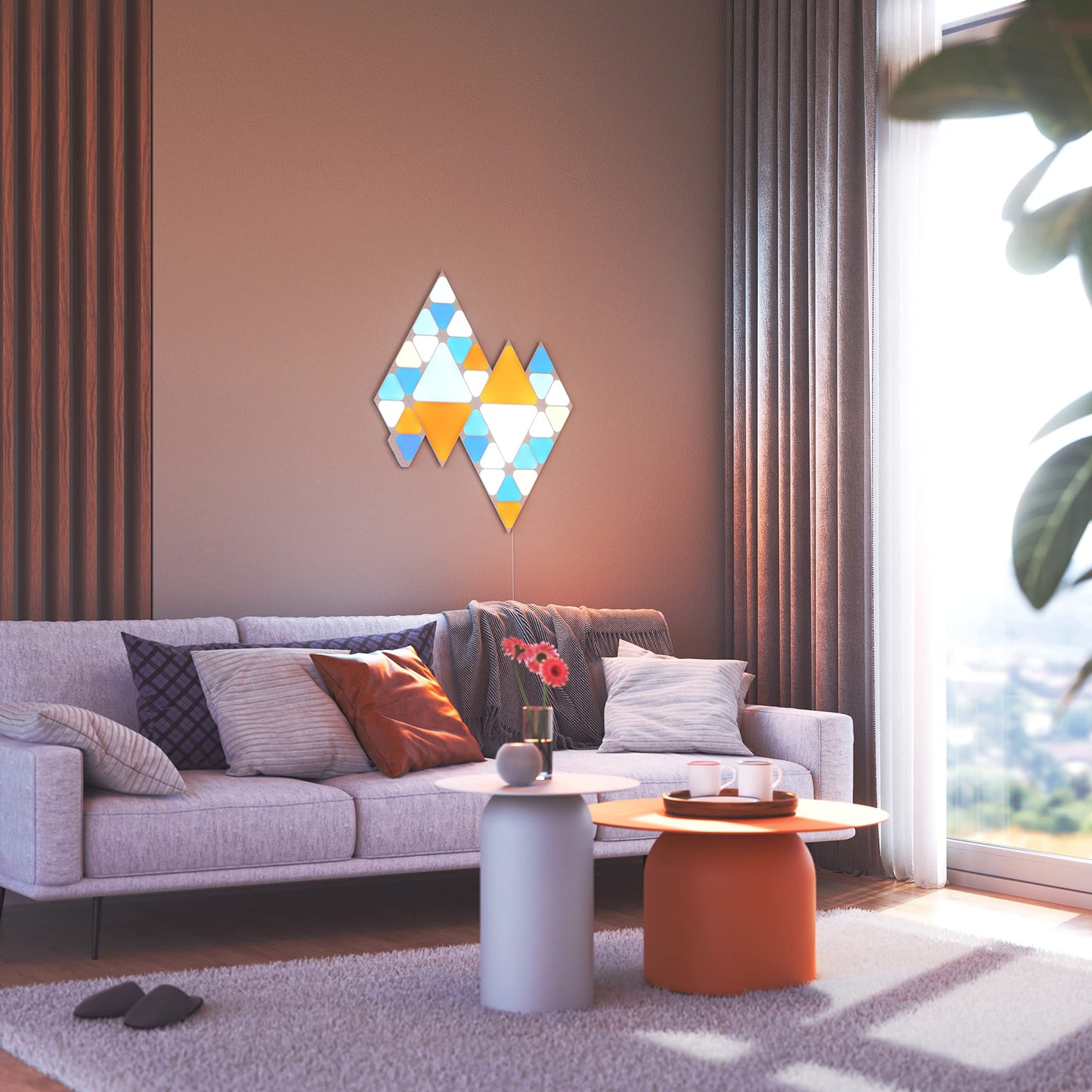 Kit Luces Modulares Nanoleaf - 32 Triángulos, RGBW, WiFi
