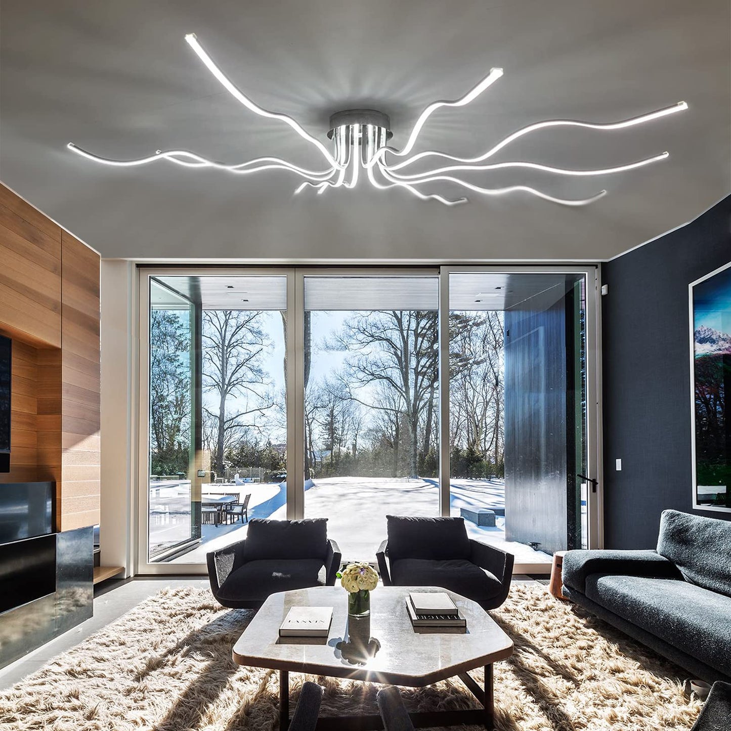 Lámpara de Techo LED SHIANDAR 138W - Regulable