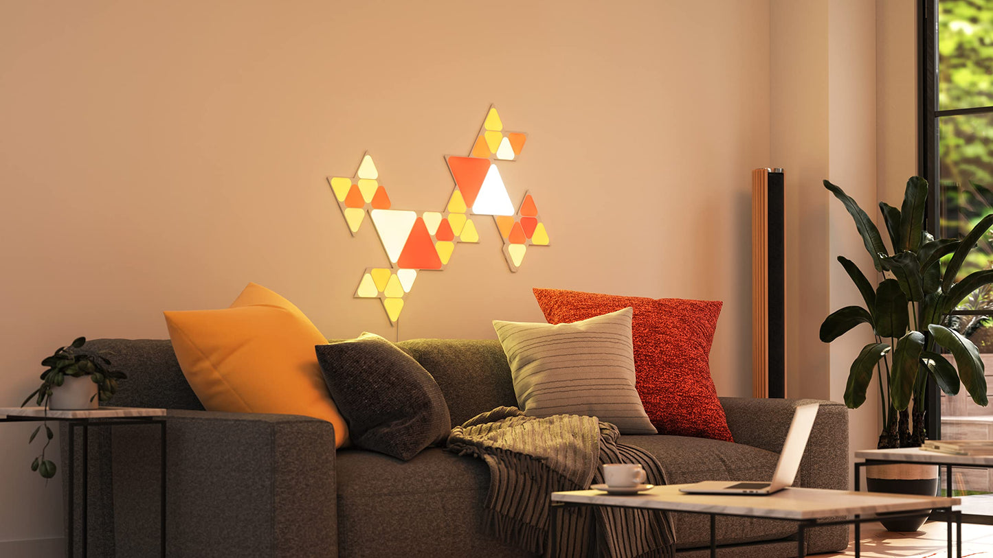 Kit Luces Modulares Nanoleaf - 32 Triángulos, RGBW, WiFi