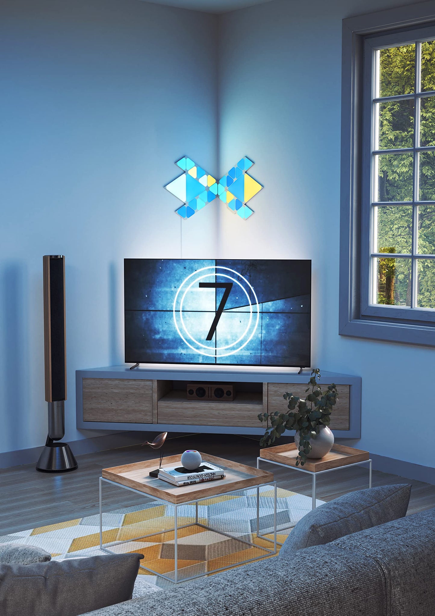 Kit Luces Modulares Nanoleaf - 32 Triángulos, RGBW, WiFi